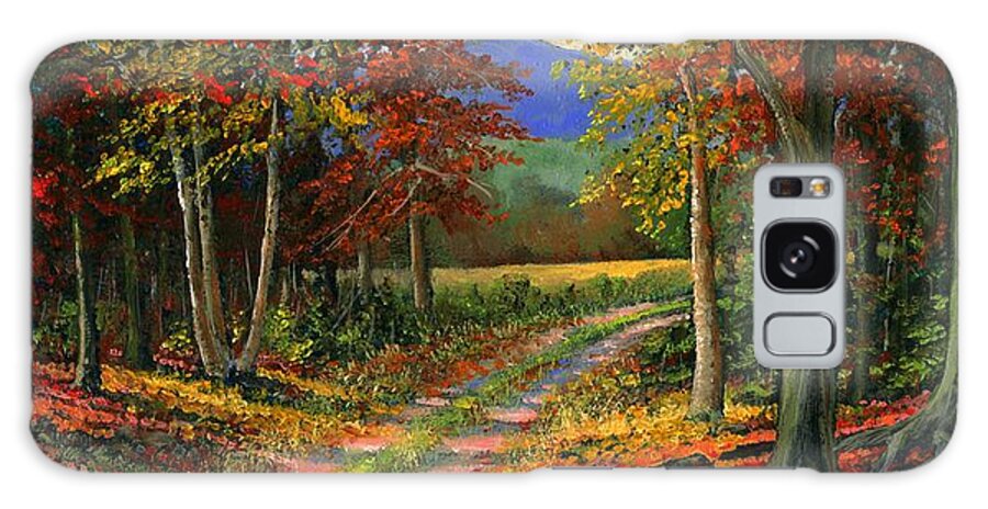 Forgotten Road Galaxy Case featuring the painting Forgotten Road by Frank Wilson