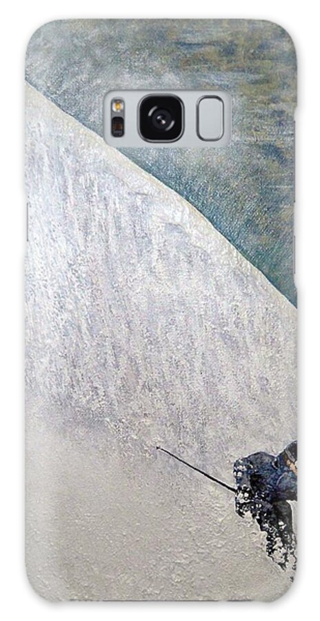 Landscape Galaxy Case featuring the painting Form by Michael Cuozzo