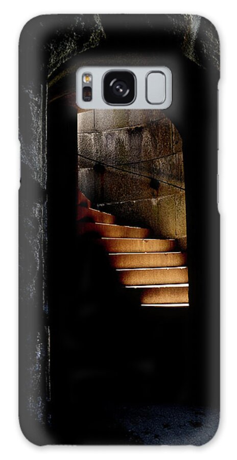 Fort Popham Staircase Galaxy Case featuring the photograph Fort Popham Staircase by Nathan Fraser
