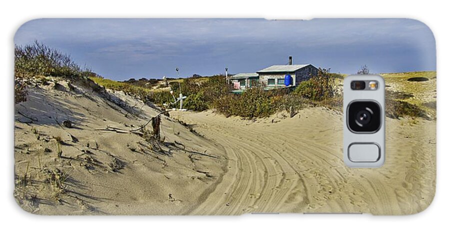 Dune Shack Galaxy Case featuring the photograph Fowler Shack Approach by Marisa Geraghty Photography