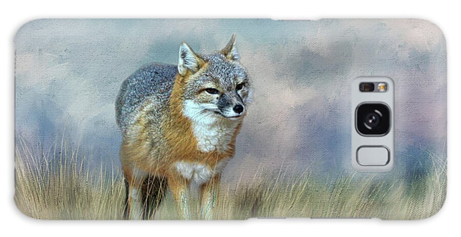 Fox Galaxy Case featuring the photograph Foxy by Judy Vincent