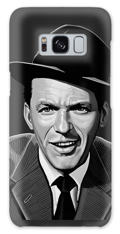 Frank Sinatra Galaxy Case featuring the mixed media Frank Sinatra by Meijering Manupix