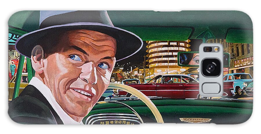 Celebrity Galaxy Case featuring the painting Frank Sinatra - The Capitol Years by Jo King