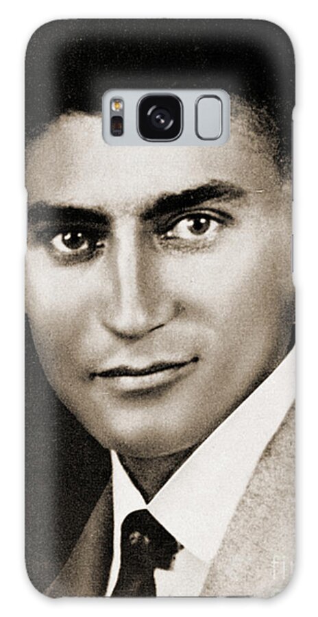 Kafka Galaxy Case featuring the photograph Franz Kafka by Czech School