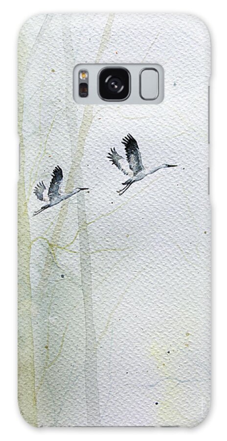 Free Galaxy Case featuring the painting Free Flight by Rebecca Davis