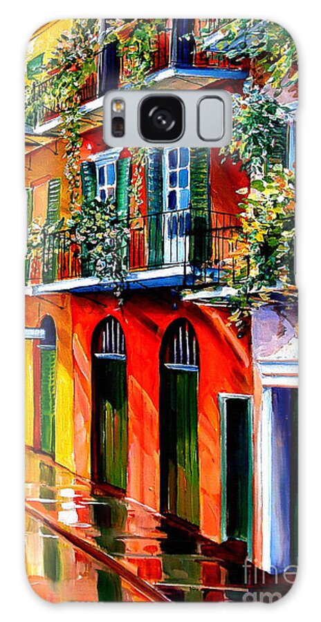 New Orleans Galaxy Case featuring the painting French Quarter Sunshine by Diane Millsap