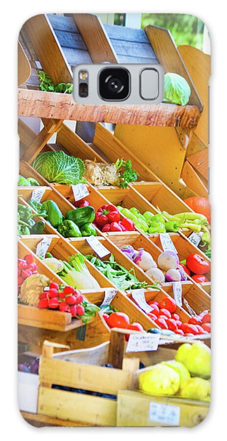 France Galaxy Case featuring the photograph French Vegetable Market 2 by Debbie Karnes
