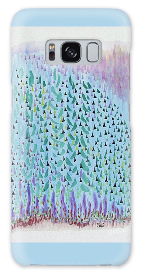 What Get For Galaxy Case featuring the painting Aspen by Corinne Carroll