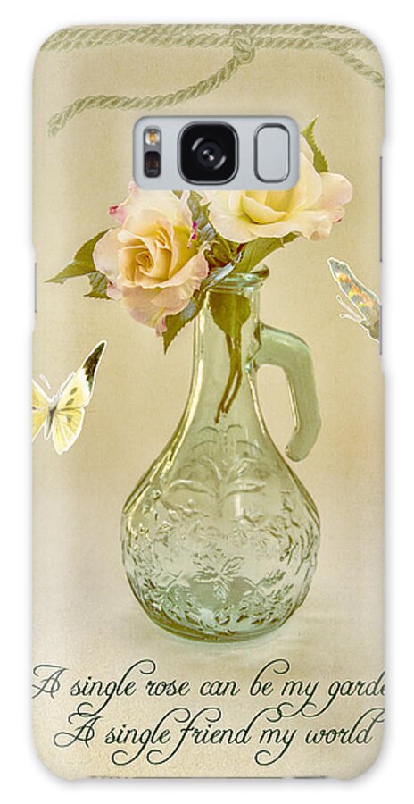 Roses Galaxy Case featuring the photograph Friends by Cathy Kovarik