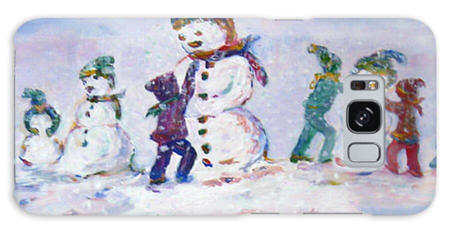 Winter Galaxy Case featuring the painting Friends Creating Friends by Naomi Gerrard