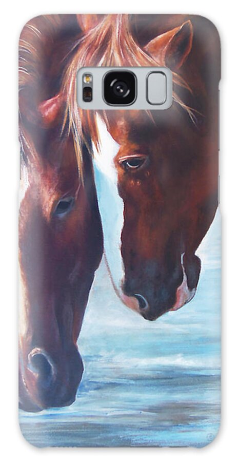 Friends For Life Painting Galaxy S8 Case featuring the painting Friends For Life by Karen Kennedy Chatham