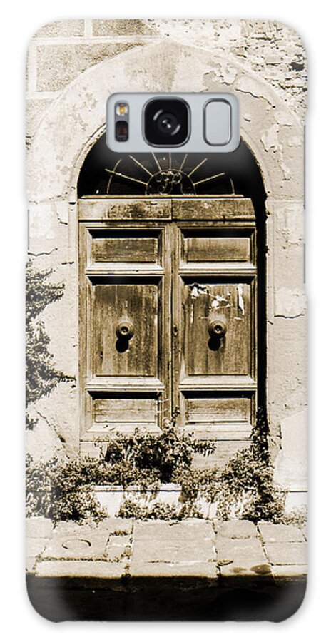 Door Galaxy Case featuring the photograph Front Door by Lara Spinazzola