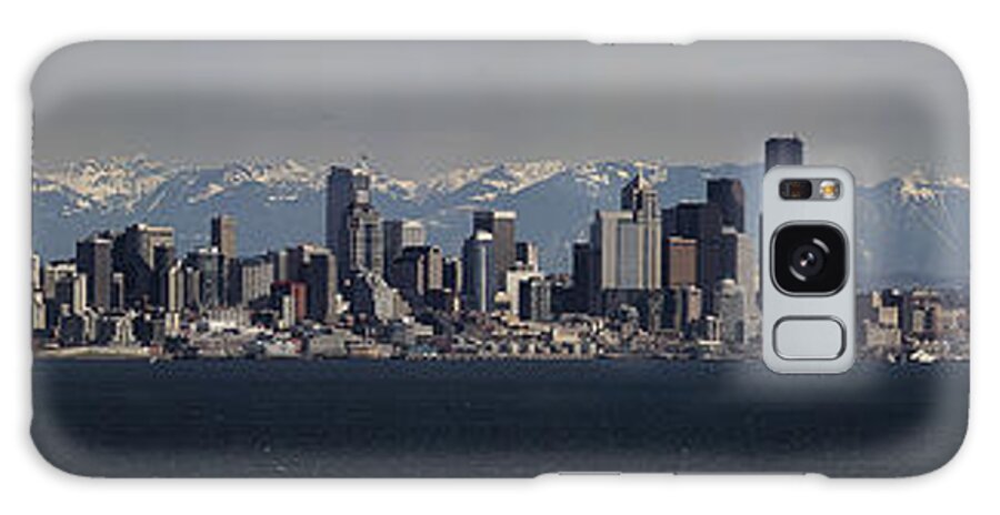 Seattle Panoramic Galaxy S8 Case featuring the photograph Full Frontal Seattle by James Heckt