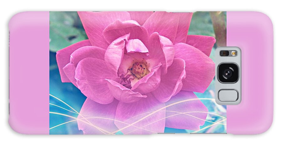 Flowers Galaxy S8 Case featuring the photograph Fuschia Flower Energy by Deborah Kunesh