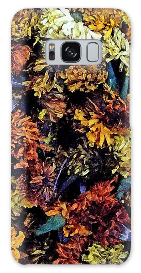 Flowers Galaxy Case featuring the photograph Future Marigolds by Harold Zimmer
