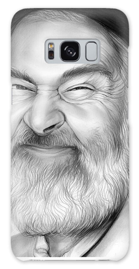 Gabby Hayes Galaxy Case featuring the drawing Gabby Hayes by Greg Joens