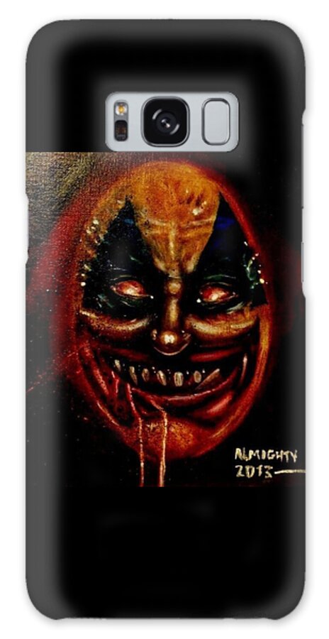John Wayne Gacy Galaxy Case featuring the painting Gacy In Hell by Ryan Almighty
