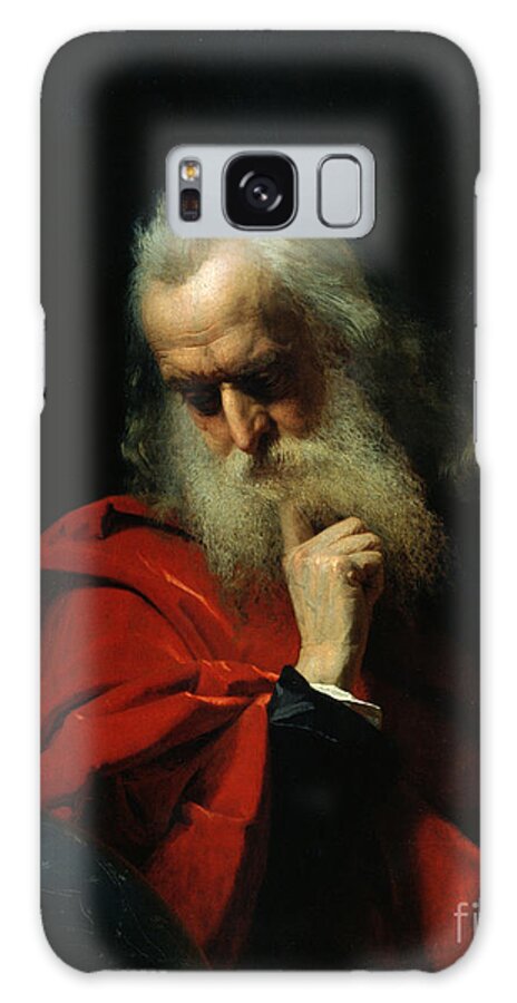 Galileo Galilei Galaxy Case featuring the painting Galileo Galilei by Ivan Petrovich Keler Viliandi