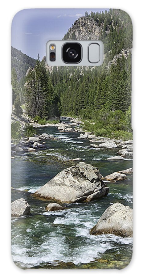 Landscape Galaxy S8 Case featuring the photograph Gallatin River House Rock by Mark Harrington