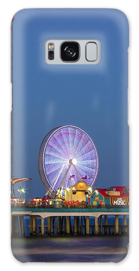 Galveston Pier Galaxy S8 Case featuring the photograph Galveston Pier by Brandon Bonafede