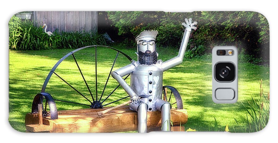 Tin Man Galaxy Case featuring the photograph Gaston The Knight in Shining Armour by Pennie McCracken