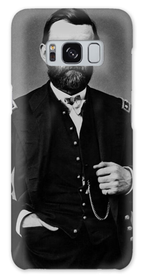 Ulysses Grant Galaxy Case featuring the photograph General Grant During The Civil War by War Is Hell Store