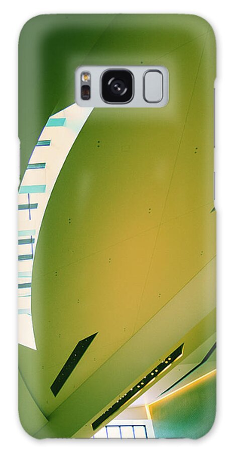 Abstract Galaxy Case featuring the photograph Geometric Skylighted Ceiling by Aashish Vaidya