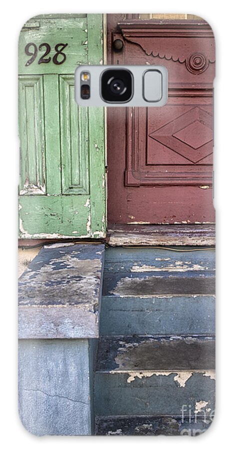 New Orleans Galaxy Case featuring the photograph Geometry of color, French Quarter by Bob Estremera