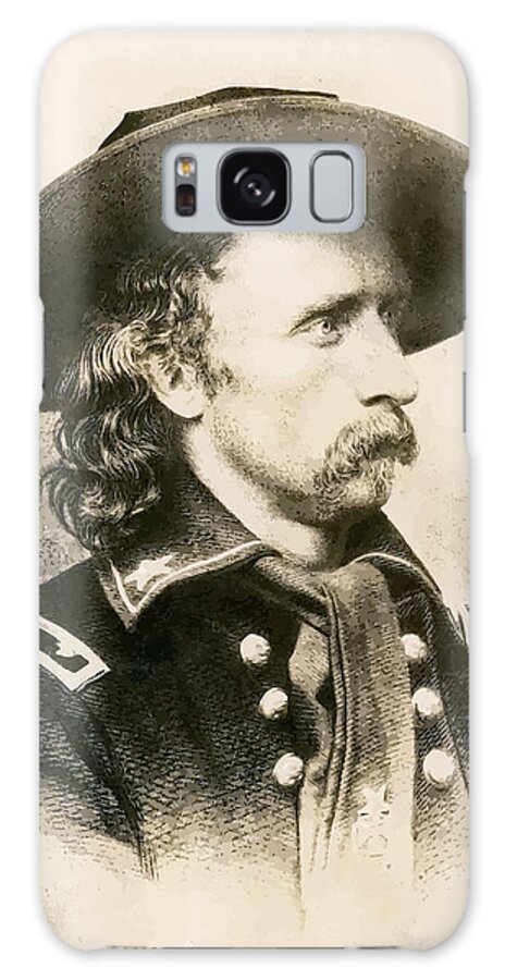 Custer Galaxy Case featuring the painting George Armstrong Custer by War Is Hell Store