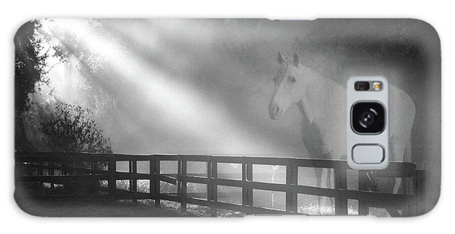 Sunrise Galaxy Case featuring the photograph Ghost Horse by Jerry Griffin