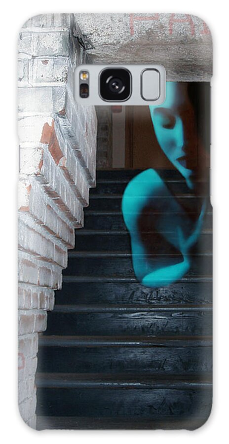 Angst Galaxy Case featuring the photograph Ghost of Pain by Jaeda DeWalt