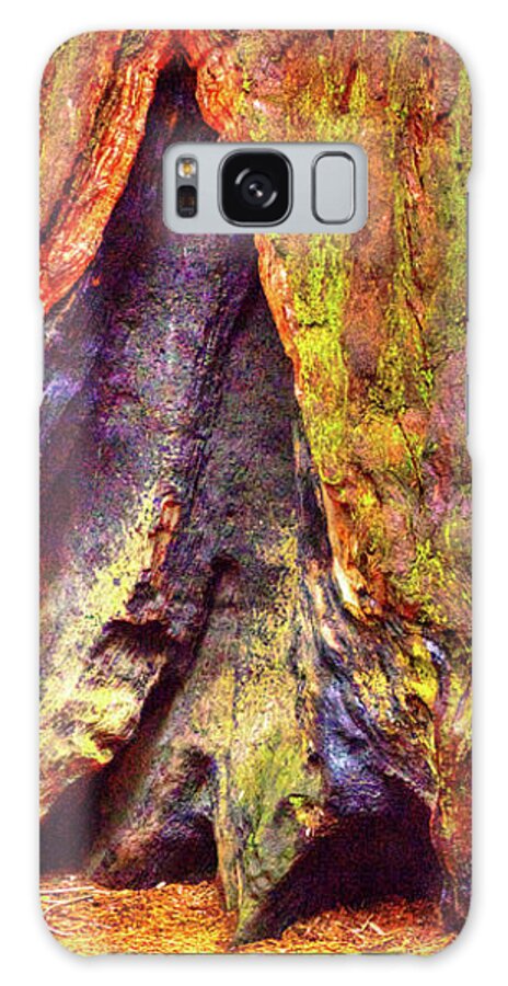 California Galaxy Case featuring the photograph Giant Sequoia Base with Fire Scar by Roger Passman