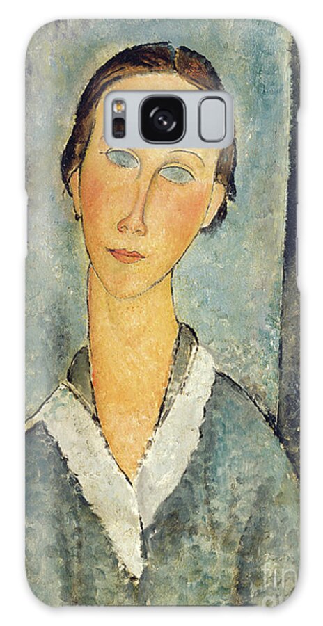 Modigliani Galaxy Case featuring the painting Girl in a Sailor's Blouse, 1918 by Amedeo Modigliani