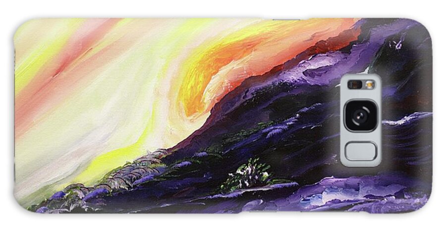 Abstract Galaxy Case featuring the digital art Gloaming by Jennifer Galbraith