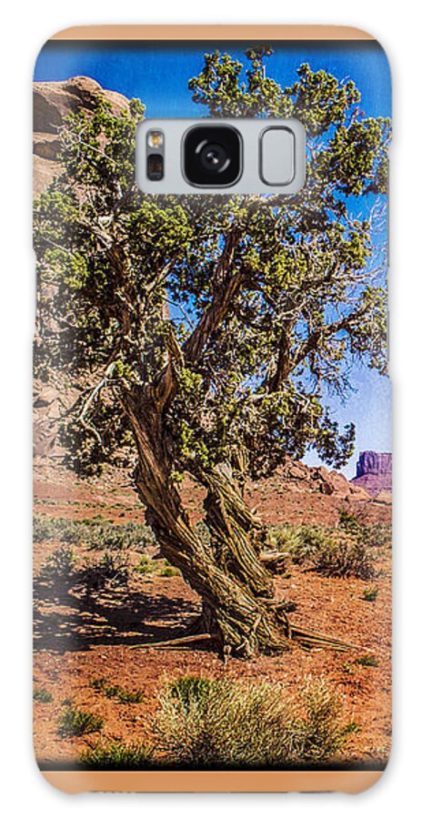 Pictorial Galaxy Case featuring the photograph Gnarled Utah Juniper at Monument Vally by Roger Passman