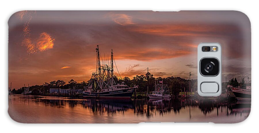Sunset Galaxy Case featuring the photograph Golden Bayou Sunset by Brad Boland