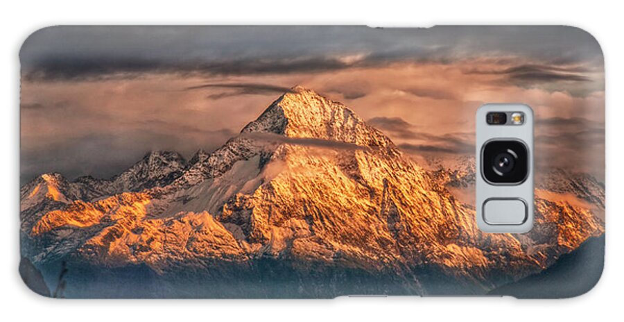 Switzerland Galaxy Case featuring the photograph Golden Evening Sun by Hanny Heim