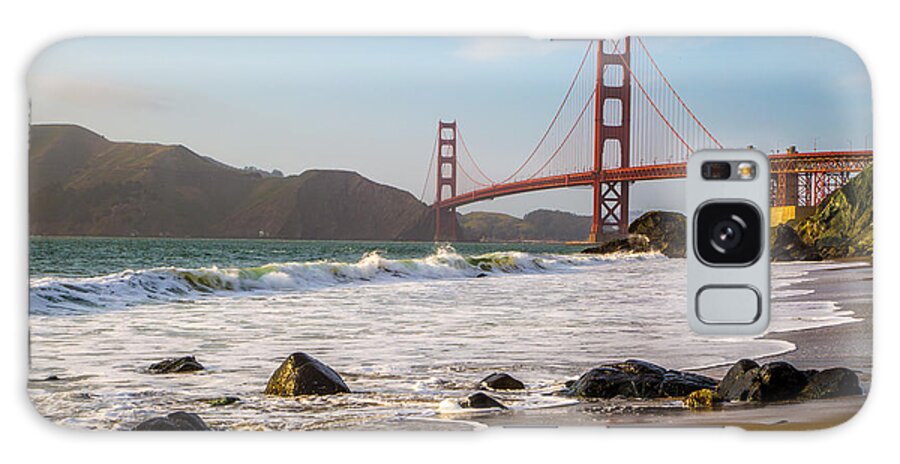 Golden Gate Bridge Galaxy Case featuring the photograph Golden Gate Bridge by Lev Kaytsner