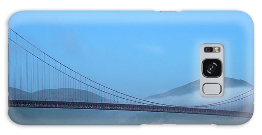 San Fransisco Galaxy Case featuring the photograph Golden Gate Bridge Panorama by Wilko van de Kamp Fine Photo Art