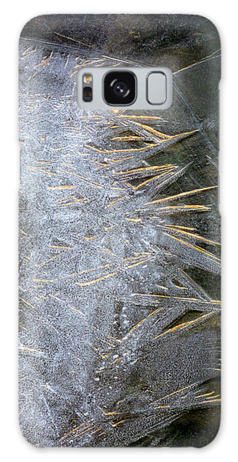 Abstract Galaxy Case featuring the photograph Golden Ice by Peter OReilly