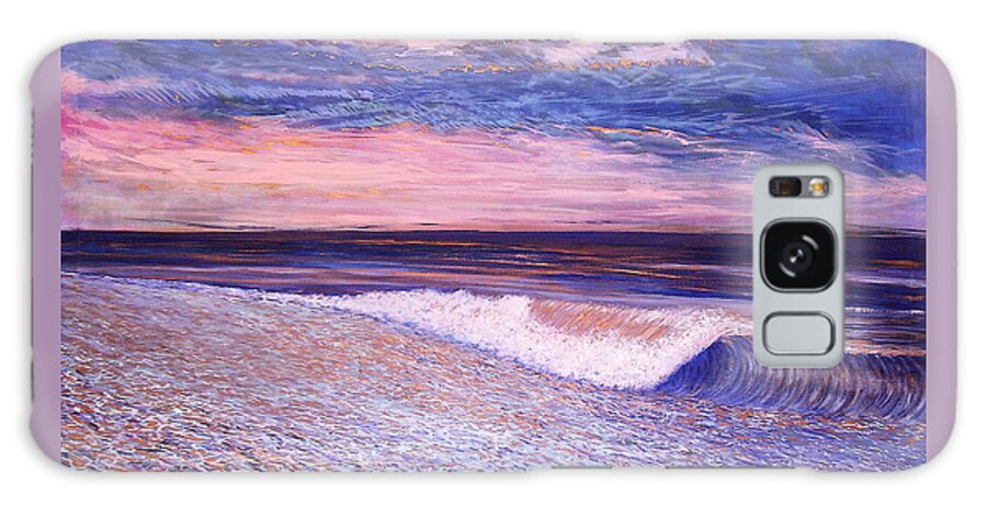Sea Galaxy Case featuring the painting Golden Sea by Jeanette Jarmon