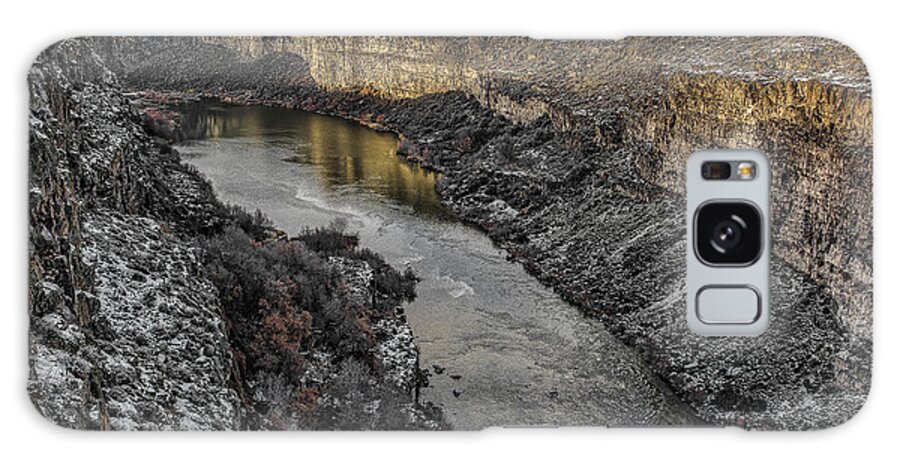 Canyon Galaxy Case featuring the photograph Golden Snake River by Erika Fawcett