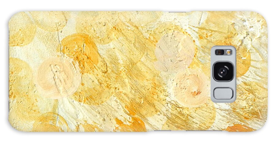 Gold Galaxy Case featuring the painting Goldie by Kristen Abrahamson