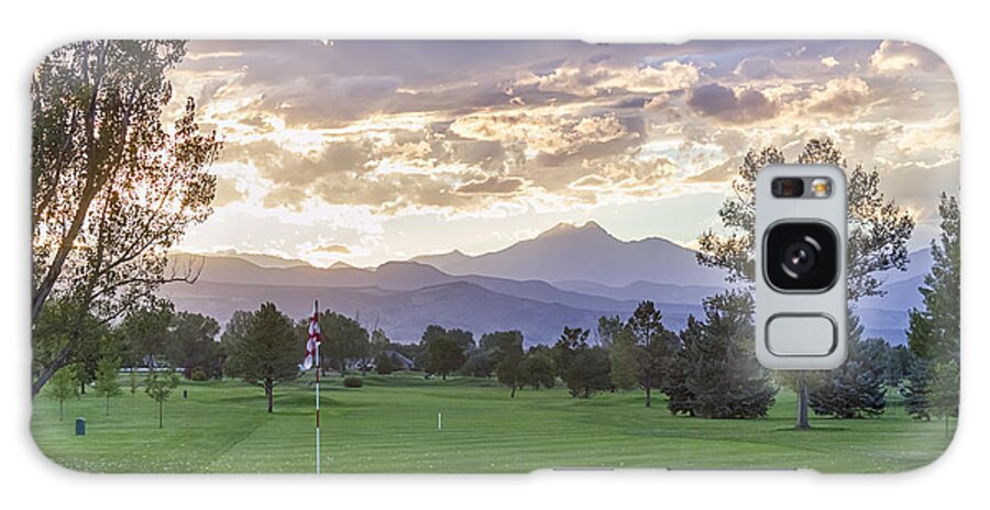Golf Galaxy Case featuring the photograph Golfers Sunset  by James BO Insogna