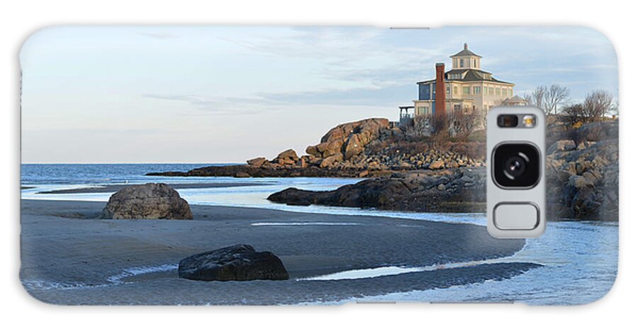 Good Harbor Galaxy Case featuring the photograph Good Harbor Beach Mansion by Toby McGuire