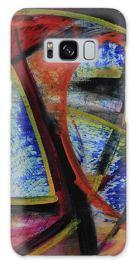 Abstract Galaxy Case featuring the painting Gothic Arches by Walter Fahmy