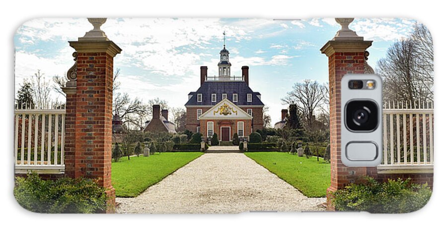 Virginia Galaxy Case featuring the photograph Governor's Palace in Williamsburg, Virginia by Nicole Lloyd