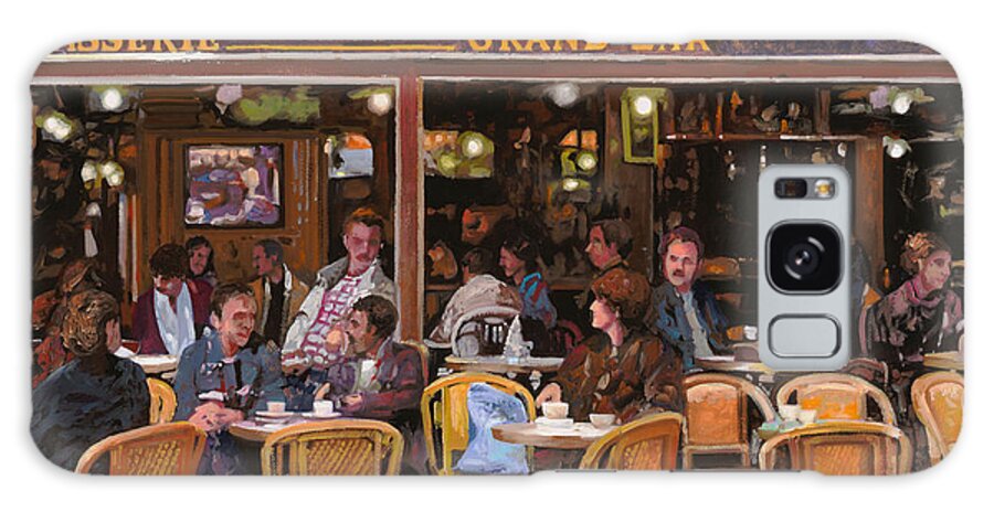 Brasserie Galaxy Case featuring the painting Grand Bar by Guido Borelli