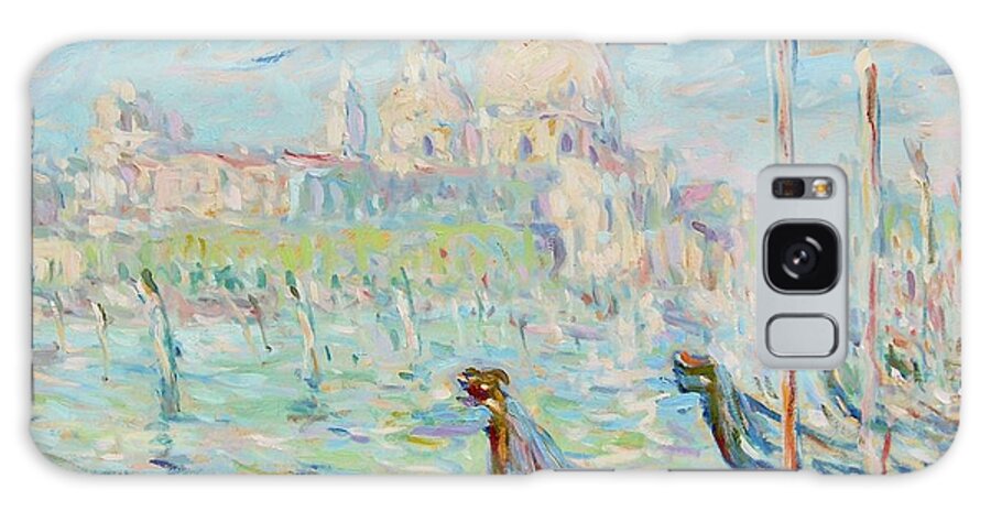 Pierre Van Dijk Galaxy Case featuring the painting Grand Canal VENICE by Pierre Dijk