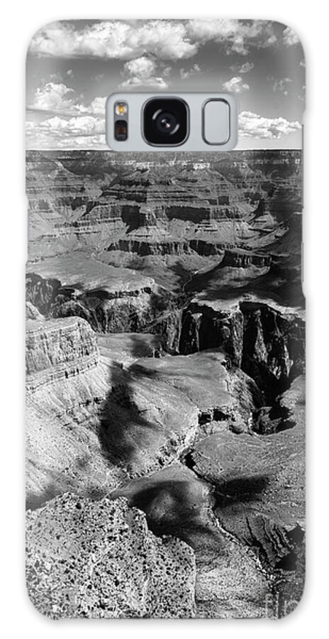 Grand Canyon Galaxy Case featuring the photograph Grand Canyon BW by RicardMN Photography